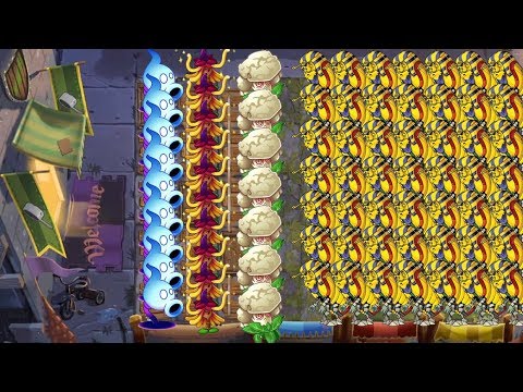Pvz 2 Battlez - Caulipower vs Witch Hazel vs Shadow Peashooter
