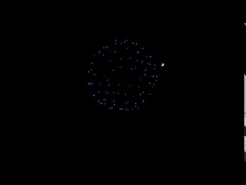 PS3036 KULOVÁ PUMA 3" Blue Peony TARRA pyrotechnik