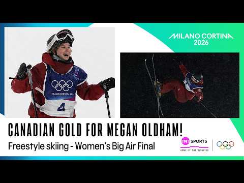 Megan Oldham claims GOLD for Canada in the women's big air final! 🇨🇦 | Winter Olympics 2026