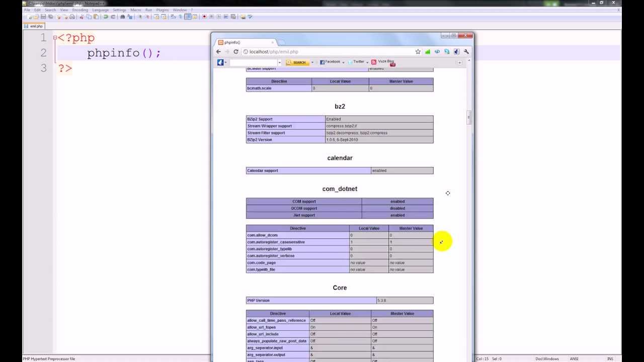 PHP Tutorial - 2 - Writing your first PHP script