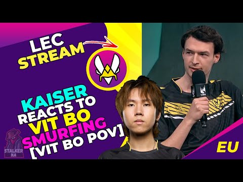 VIT Kaiser Reacts to BO SMURFING [VIT BO POV]