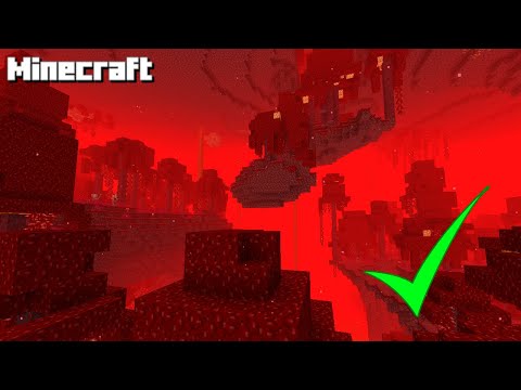 Ultimate Minecraft Blood Red Nether Skies Trick!