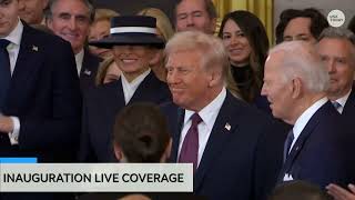 Inauguration 2025: Donald Trump, JD Vance and leaders from Congress arrive for inside Capitol event