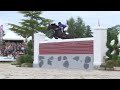 Fantomas his first Puissance ever jumping and winning over 2m14