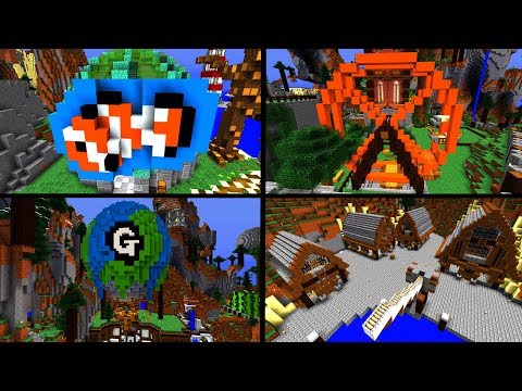 ALLE (aktiven) HÄUSER! Stadttour! - Minecraft Craftattack 5 #91