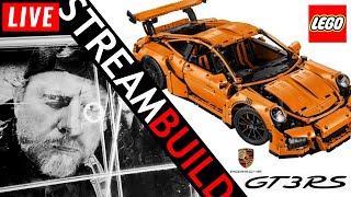 🔴 Building LEGO Porsche 911 GT3 RS (42056) Live!