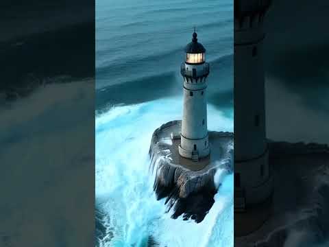 Just the light house and sea