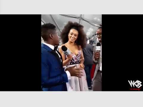 RayVanny with Fat Joe bet Awards Red carpet