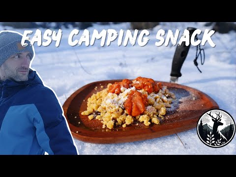Your New Favorite Camping Snack Recipe | Kaiserschmarrn In The Winter Forest