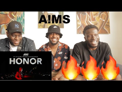 A!MS - HONOR ft. AV Allure, Projexx, & Julian Marley - (Official Music Video) REACTION