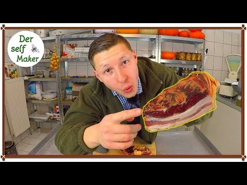 Schinkenspeck selber machen/ Schinkenspeck selber herstellen/ Geräucherter Schinken selber machen