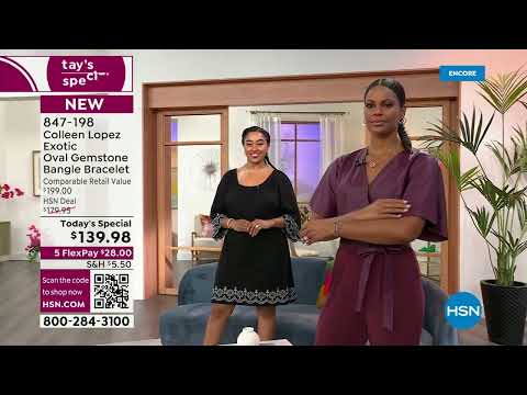 HSN | Colleen Lopez Gemstone Jewelry 08.08.2023 - 02 AM
