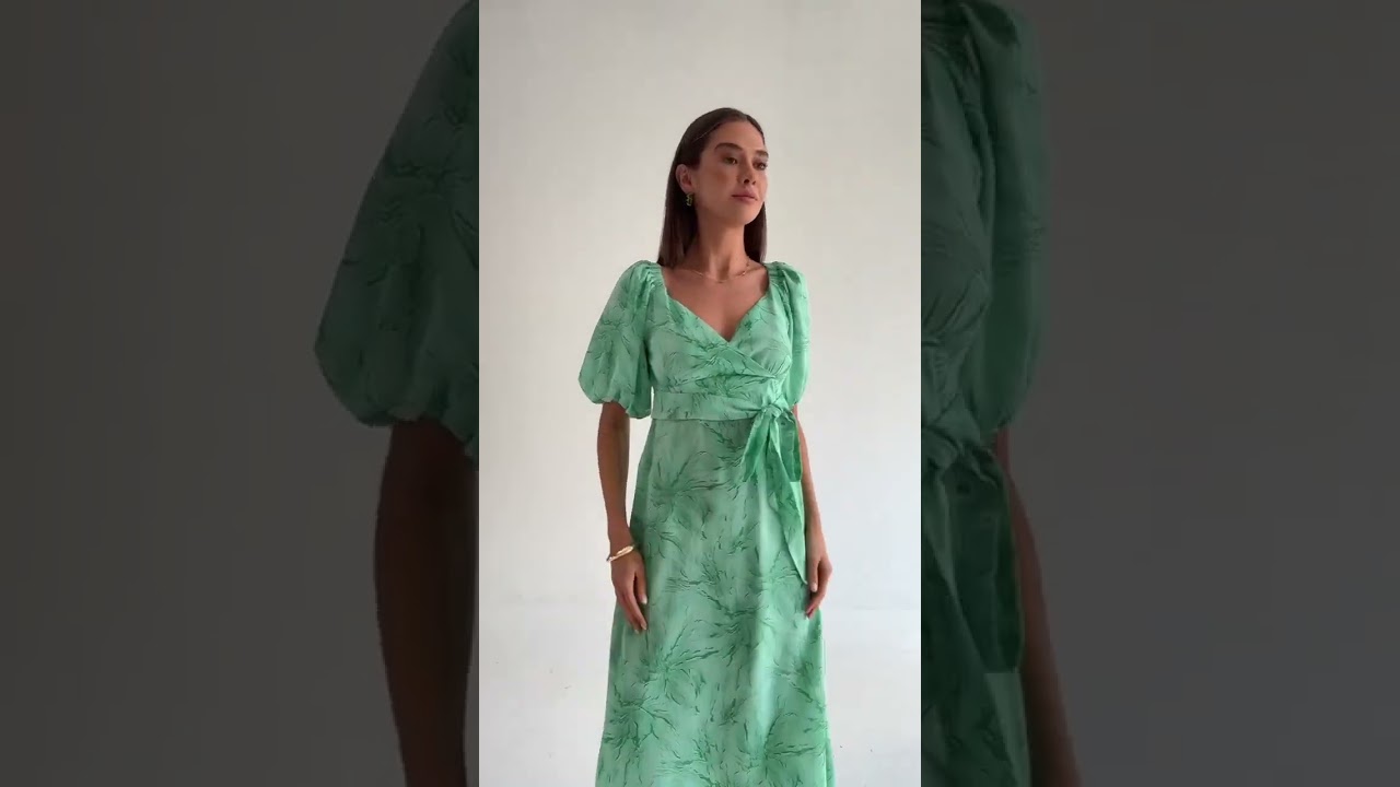 Knit Dress Green