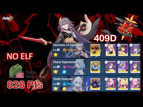 [HI3 SEA] EX Abyss Redlotus 409D 828 Pts HoS (Counter) HoS (S0) SI (SS0) TP (SSS)