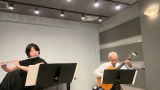 Download lagu 【Histoire Do Tango〜BORDELー1900  ASTOR PIAZZOLLA作曲】フルート水戸絵理　& クラシックギター　米澤勉 mp3
