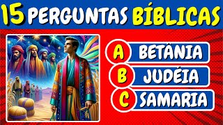 15 PERGUNTAS BÍBLICAS QUIZ BÍBLICO SOBRE A PALAVRA DE DEUS