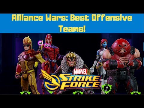 Alliance War: Best Offensive Teams | Marvel Strike Force | MSF