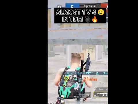 ALMOST 1 VS 4 IN TDM 🥲 || BGMI 💣 - KULCHA YT 🔥