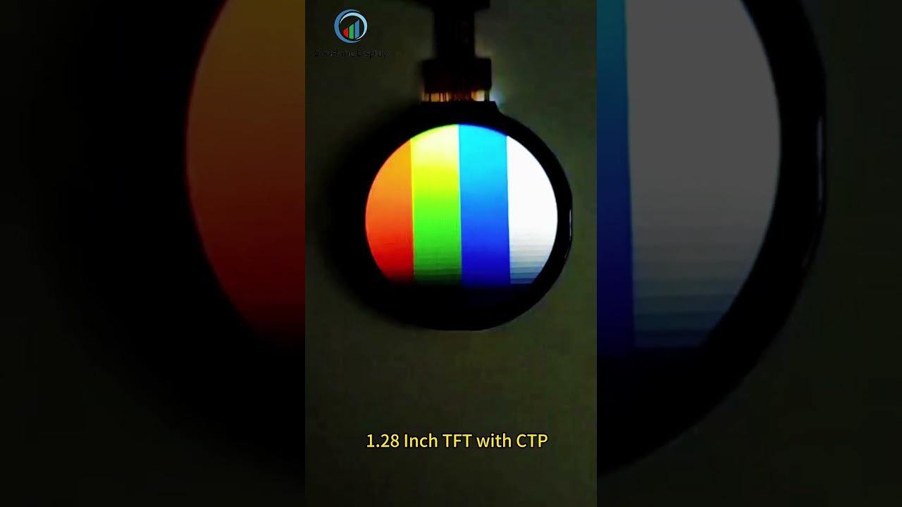 1.28 Inch TFT with CTP testing video