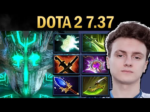Juggernaut Gameplay Miracle with Mjolnir and Aghanims - Dota 2 7.37