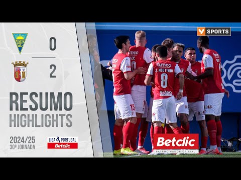 Resumo: Estoril 0-2 Braga (Liga 24/25 #30)