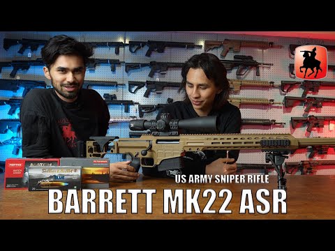 Neues US ARMY Sniper RIFLE -  BARRETT MK22 ASR  Review German / Deutsch