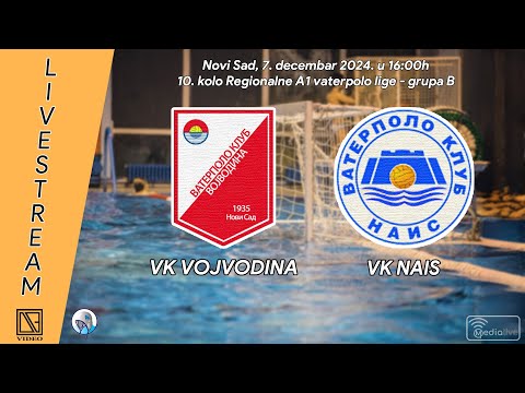 VK VOJVODINA Novi Sad - VK NAIS Niš (Full match Livestream) [07.12.2024.]