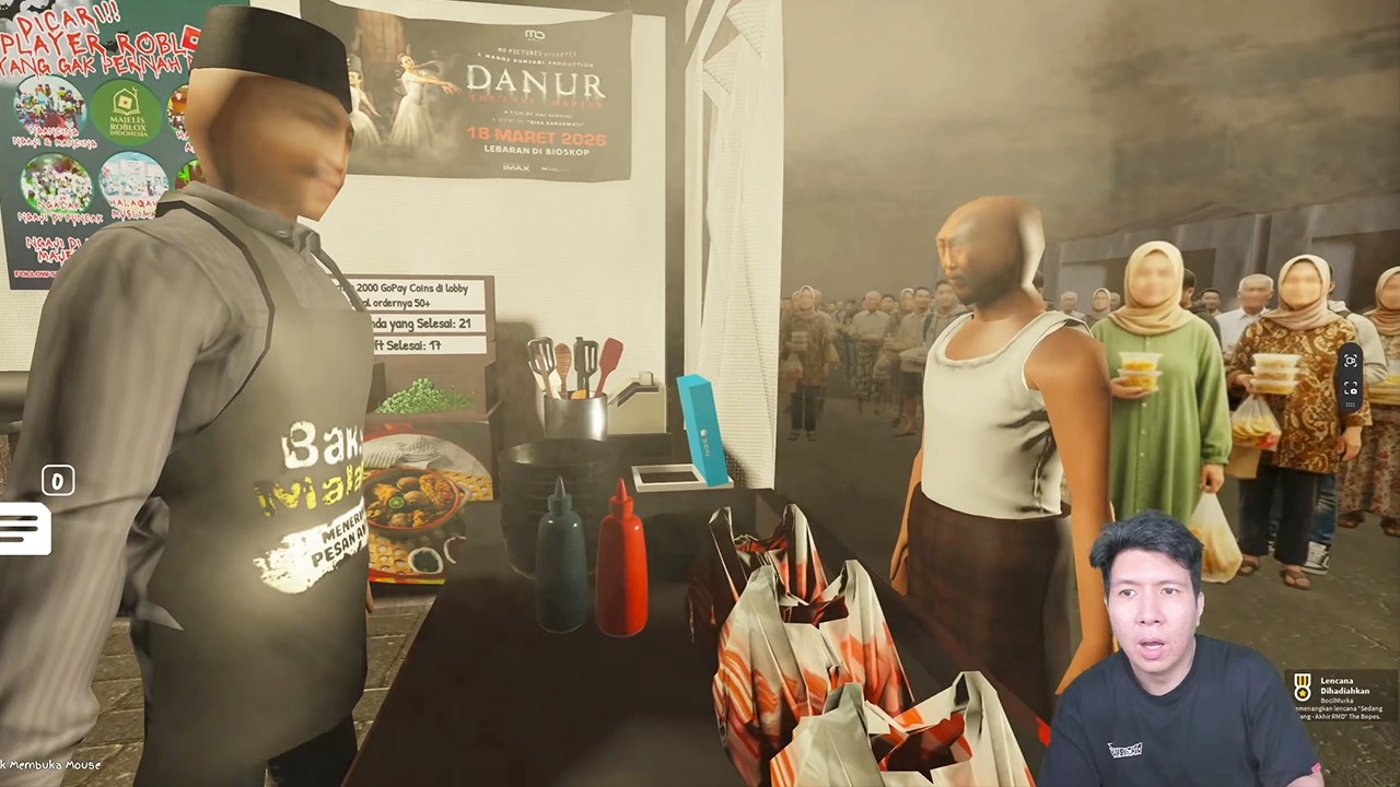 ADA ENDING TAKBIRAN LEBARAN DI BAKSO MALANG DAN MIE AYAM SIDOARJO! KITA BUKBER DI ROBLOX