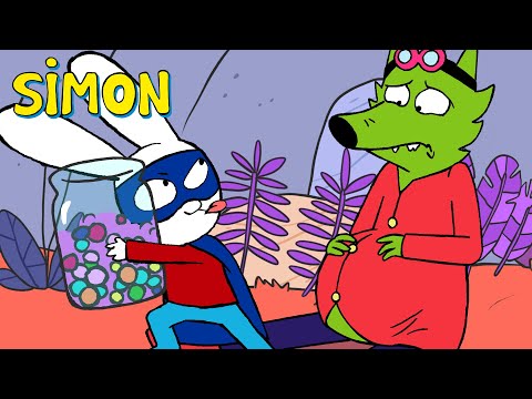 Capa de Supercoelho e o Ladrão de Doces | Simon | Episódios Completos 1h | Temp. 4 | Desenhos animados