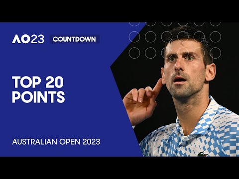 Top 20 Points | Australian Open 2023