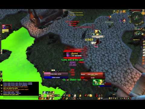 Ret Paladin/Rogue vs. BM Hunter/Fury Warrior 2v2 arena pvp 5.2