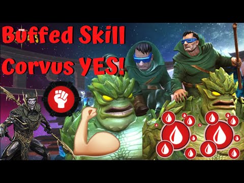 New Buffed Skill Corvus! Infinite Crits! Bleed Every Hit! Mole-Man! - Marvel Contest of Champions