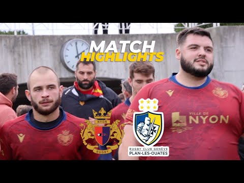 Rugby Club Nyon 19-17 RC Geneve Plan Les Ouates | LNA 1ère ligue Journée 6