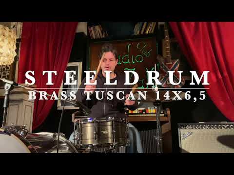 Steeldrum Snare Test @ Radio Zar Zak - Brass Tuscan 14x6,5