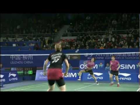 Semi Final (Session 1) - WD - Ha J.E./Kim M.J. vs C.Pedersen/K.Rytter Juhl - WSS Finals'11