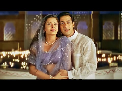 Chand Chupa Badal Mein 4K Hd Video Song | Alka Yagnik, Udit Narayan | Salman Khan, Aishwarya Rai