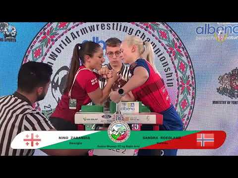 Zarandia Nino vs Roedland Sandra | Up to 55 kg | XLVI WORLD ARMWRESTLING CHAMPIONSHIP | 2025