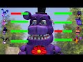 [SFM FNaF] Top 5 WITHERED MELODIES vs Fights WITH Healthbars