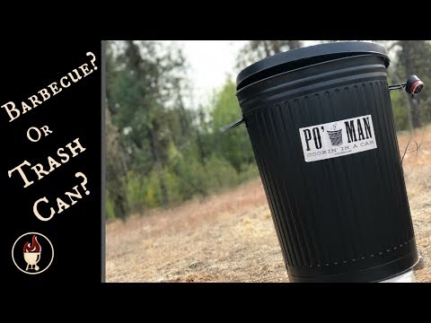 Po' Man Grill | Barbecue Trash Can | Build and Grill