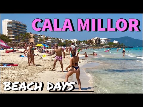 Cala Millor🌴🏖️MALLORCA island🩷NEW Strandspaziergang 2025 TOP 🇪🇸spain #mallorca #british #travel
