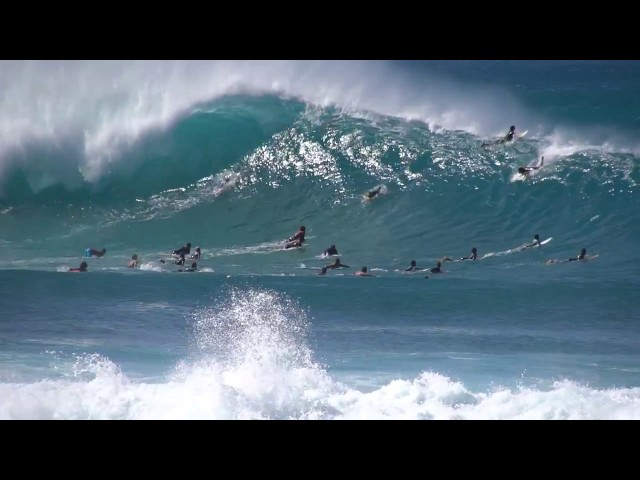 Surfing Pipeline's Outer Reef Bombs