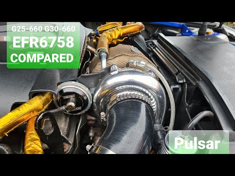 g25-660 g30-660 efr6758 Borg Warner Garrett Pulsar compared