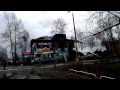 Тушение пожара. Сгорел деревянный дом. Северодвинск 