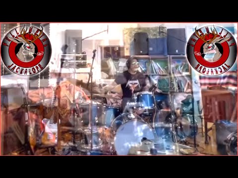 Recording drums for the song Monolith from ⁠@FullMetalJackalopeBand