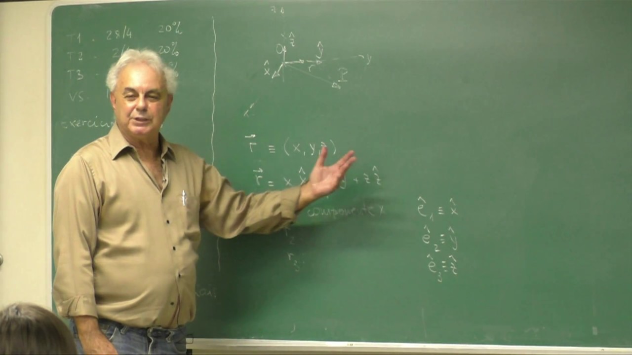 Aula 1.2 - O vetor posição e suas componentes cartesianas