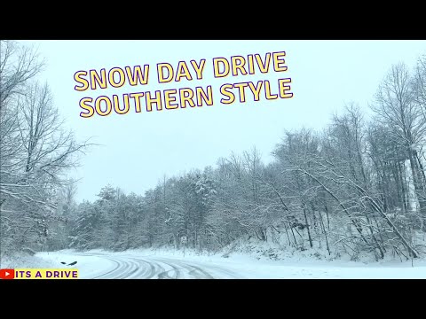 SNOW DAY WINTER DRIVE l Charlottesville, VA l Its A Drive