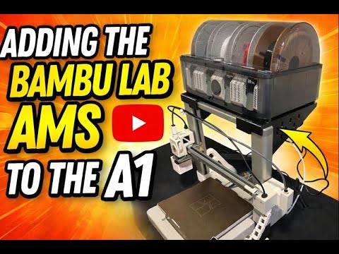 How to Use a Bambu Labs AMS (or AMS2 Pro) With the Bambu A1 | Full Setup Guide
