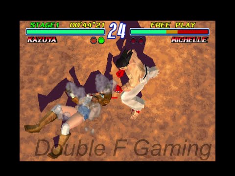 Kazuya with Anna Best Moves Gameplay - Tekken 2 (Arcade Version)