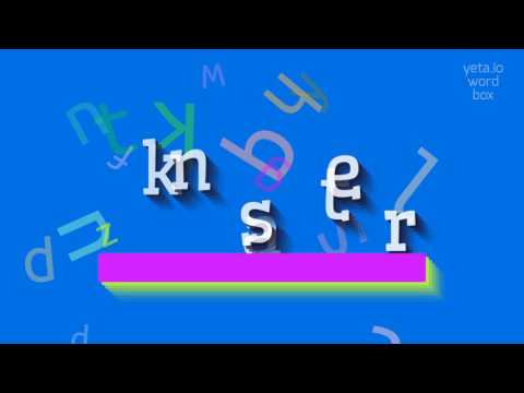 How to say "knaster"! (High Quality Voices)