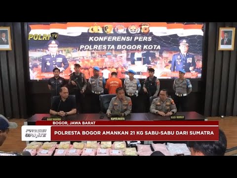 PRESISI UPDATE : POLRESTA BOGOR MENGUNGKAP PEREDARAN 21 KG SABU SABU DARI SUMATRA 21/01/2025 10.00